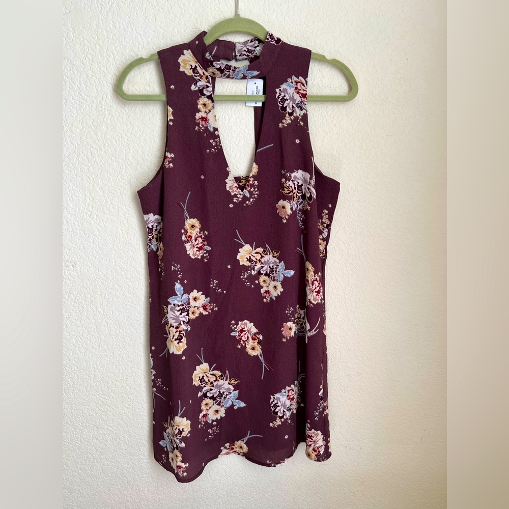 Socialite Floral Cutout Dress